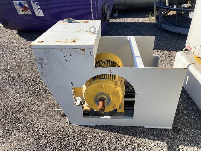 Used Used Caccia approximately 200 cubic feet stainless steel ribbon mixer model AG6000N