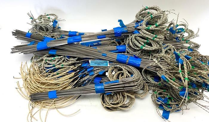 Used Tempco HHS00389 HHS00386 HHS00512 + Cable Heaters Thermocouple Lot of 362 (8270)