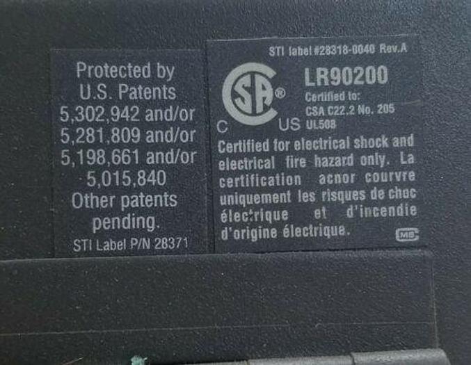 Used STI 70027-1010 LCC-FB-DC1-U- STI LIGHT CURTAIN CONTROLLER