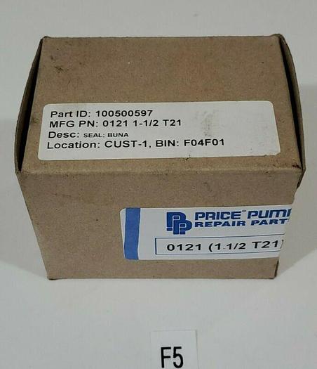 *NEW IN BOX* PRICE PUMPS REPAIR PARTS 1-1/2" T21 PUMP SEAL 0121 BUNA + WARRANTY!