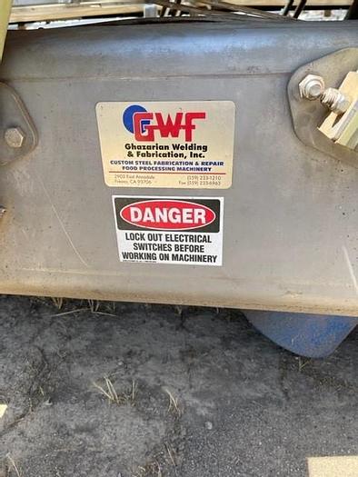 Used Ghazarian Welding & Fabrication Inc. Vibratory Separator Screen Deck Shaker