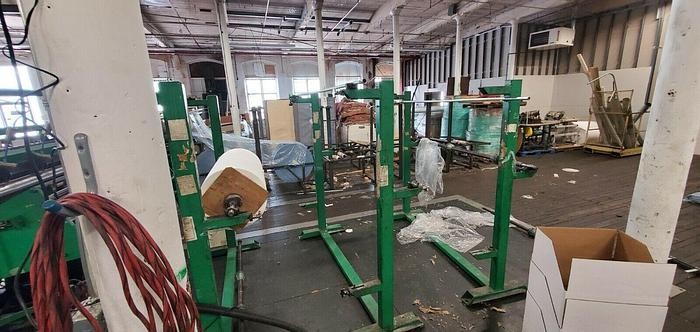 Used 62" BECK ROTARY KNIFE SHEETER W/ BELT OUTPUT CONVEYOR