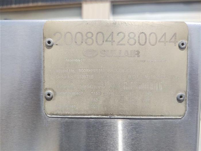 Used 2008 Sullair 900 XHH / 1150 XHDL Air Compressor