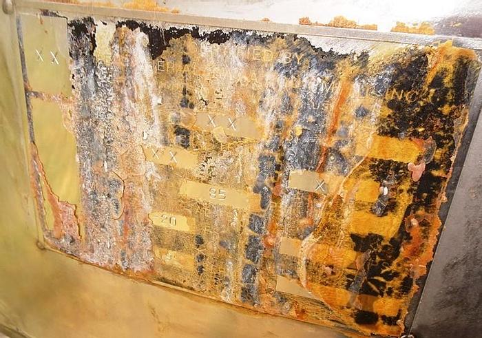 Used Tank, 550 Gallon, S/st, Agit, Jkt, DT/DB, 52" x 60", #S742669