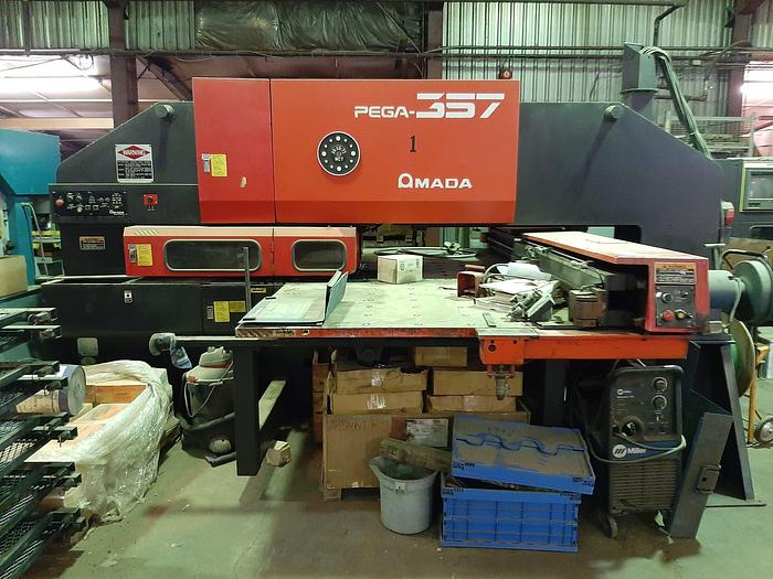Used 1995 AMADA PEGA 357 30 TON CNC TURRET PUNCH