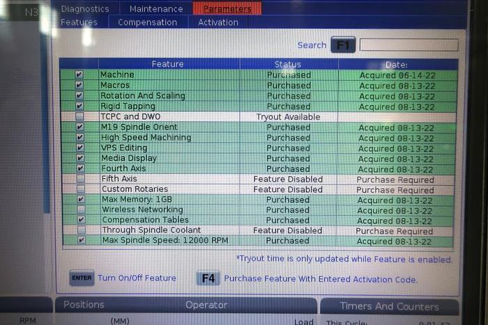 Used 2020 Haas VF-2SS