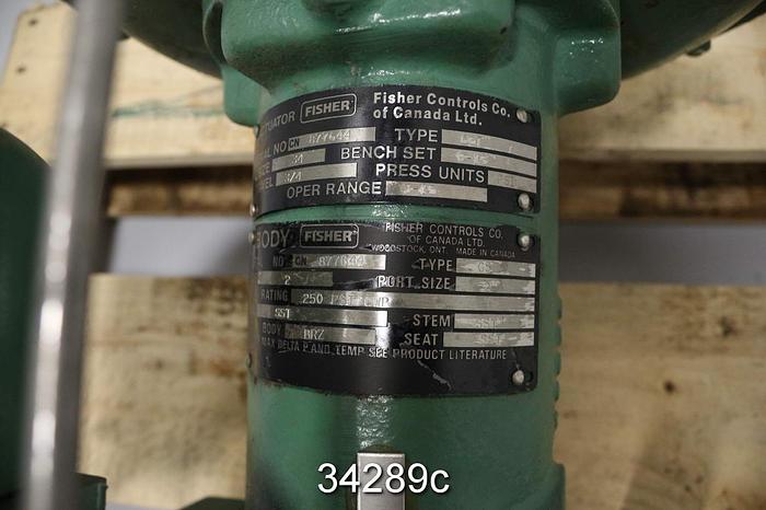 Used Fisher CS 2" Steam Control Valve #34289