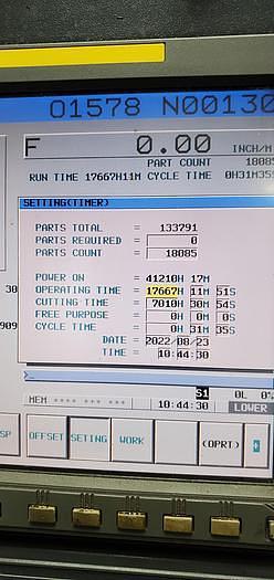 Used 2007 DOOSAN Puma TT1800SY CNC Lathe LiveTooling / C-Axis / Y-Axis / Twin Turret / Twin Spindle