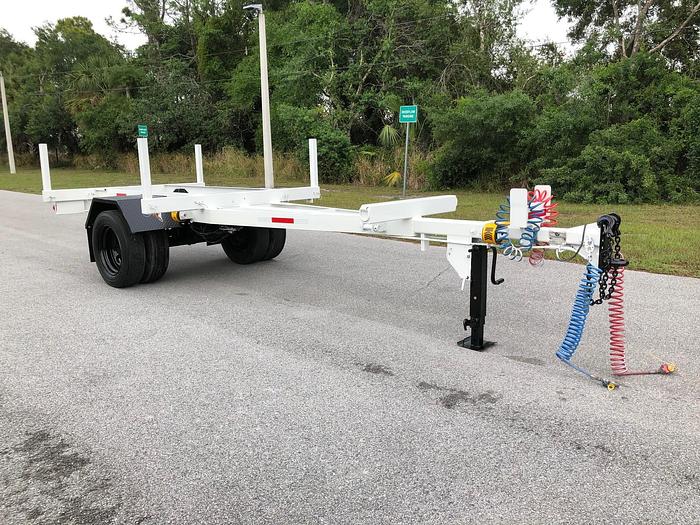 Used 2003 Reid's PT15 SA Extendable Pole Trailer AB - H14356