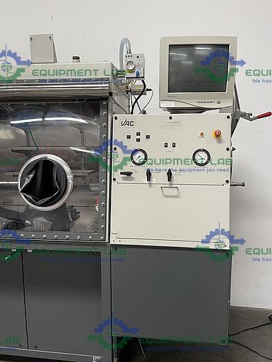 Used VAC Nexus 100039 Four Glove Chamber w/ VAC TE555 Monitor and Edwards RV12