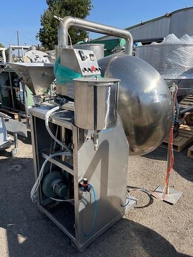 Used Stainless Steel Coating Pan with Dust Collector & Spray Dryer Model BY-1000B