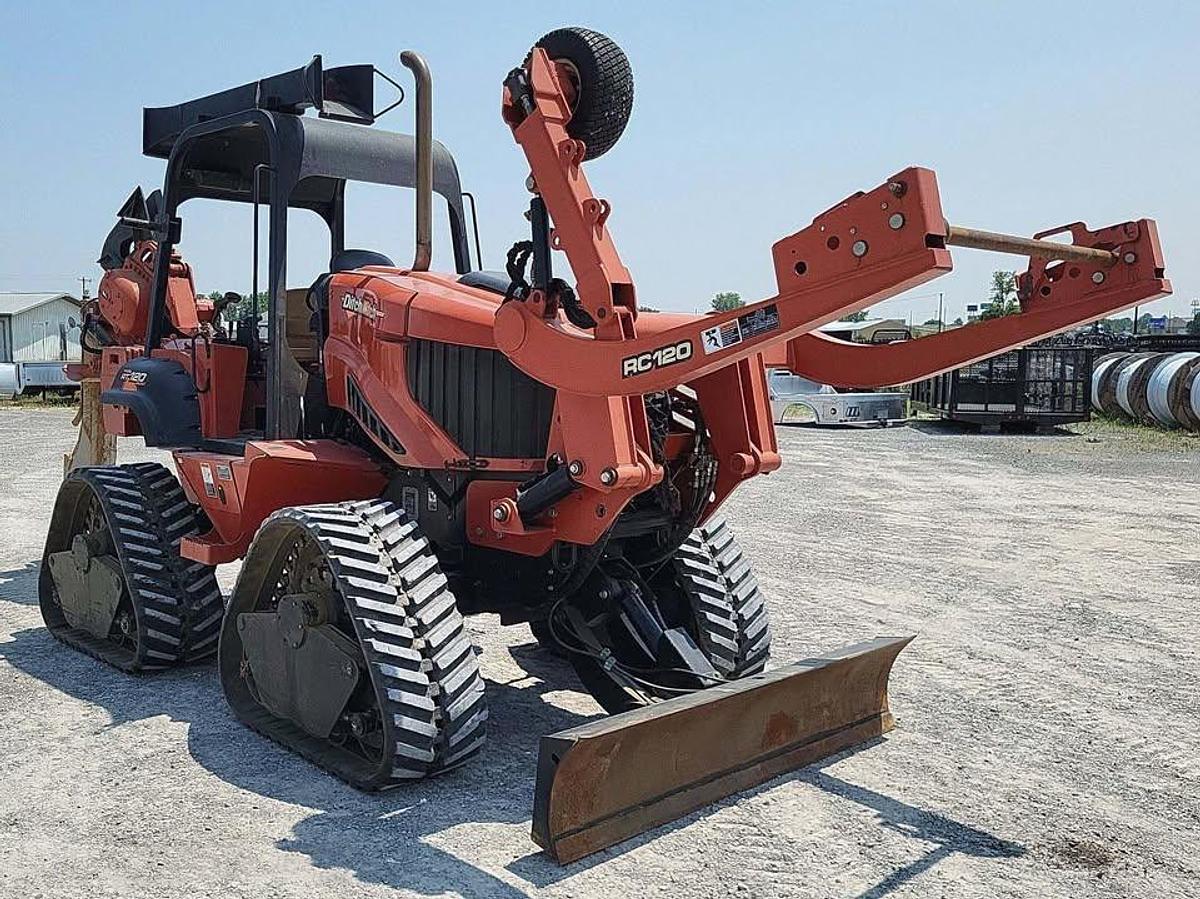 Used 2012 Ditch Witch RT120 Quad w/ Vibratory Plow