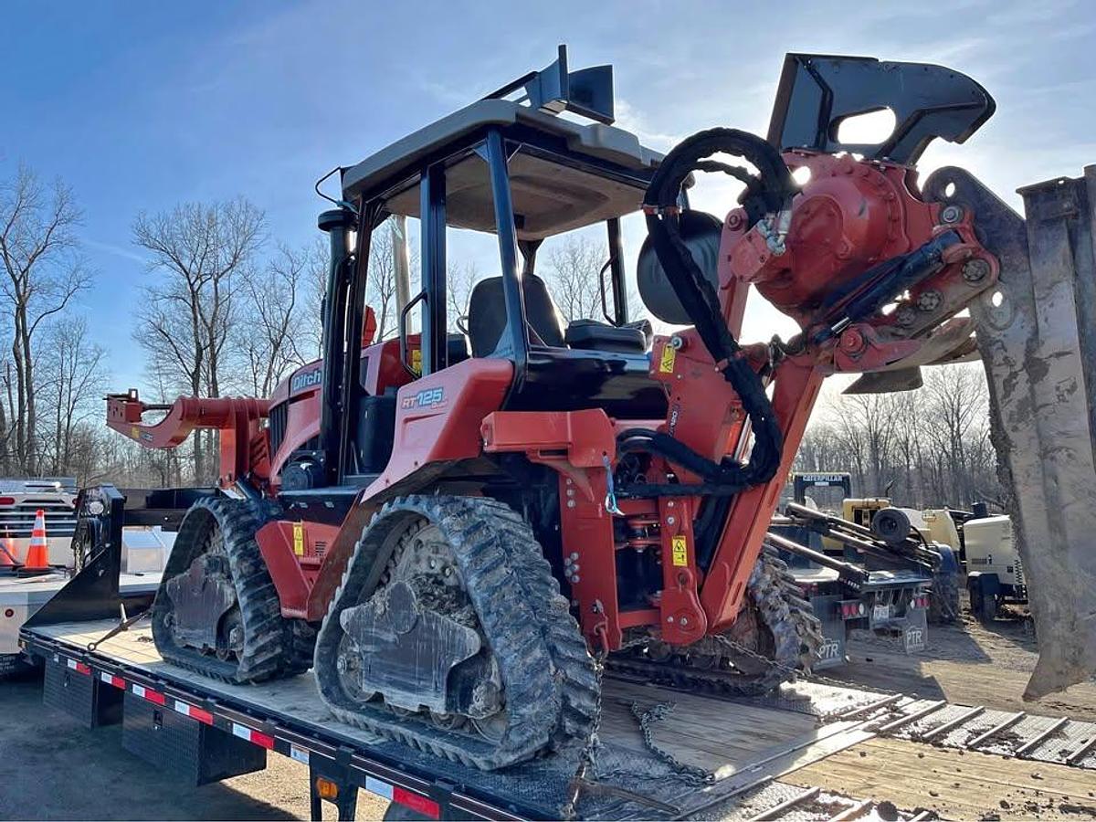 Used 2016 Ditch Witch RT125Q Plow Quad Track