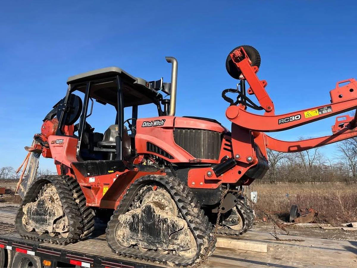 Used 2016 Ditch Witch RT125Q Plow Quad Track