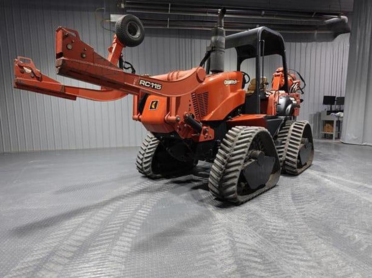 Used 2010 Ditch Witch RT115 Quad w/ Vibratory Plow