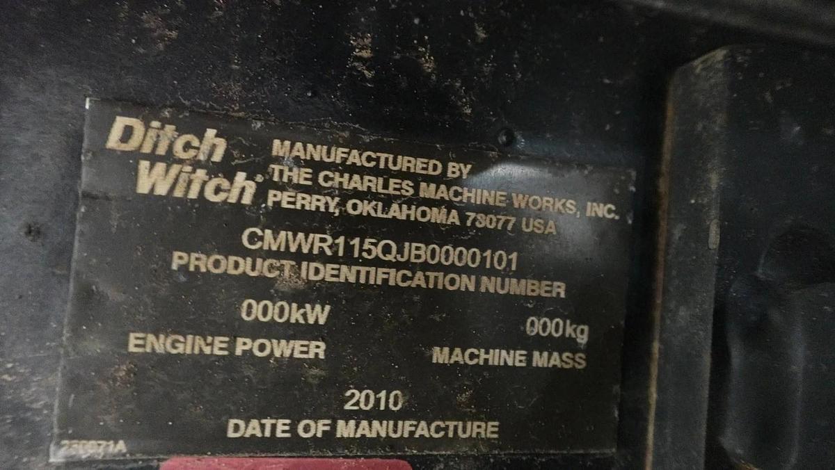 Used 2010 DITCH WITCH RT115 QUAD