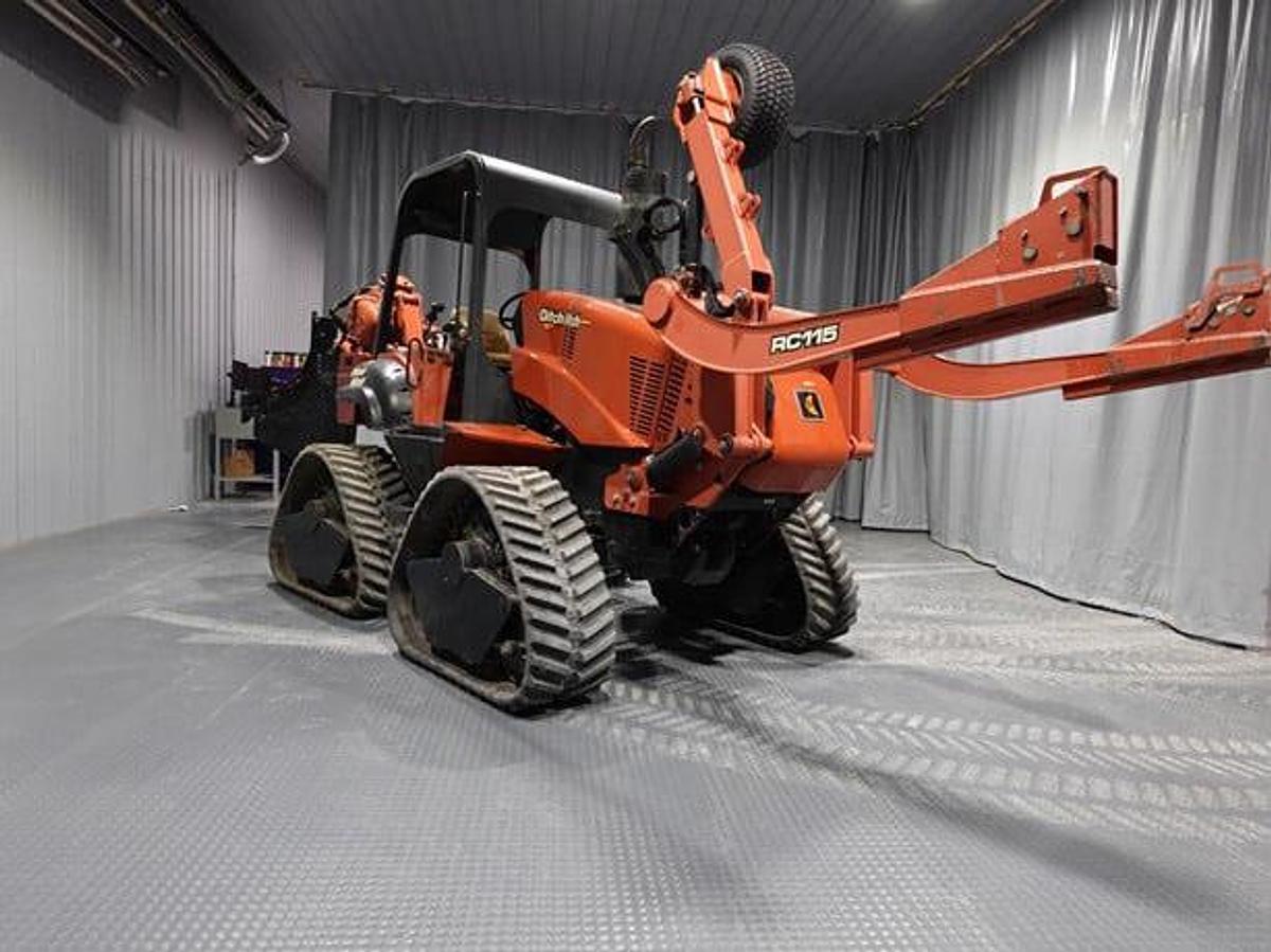 Used 2010 Ditch Witch RT115 Quad w/ Vibratory Plow