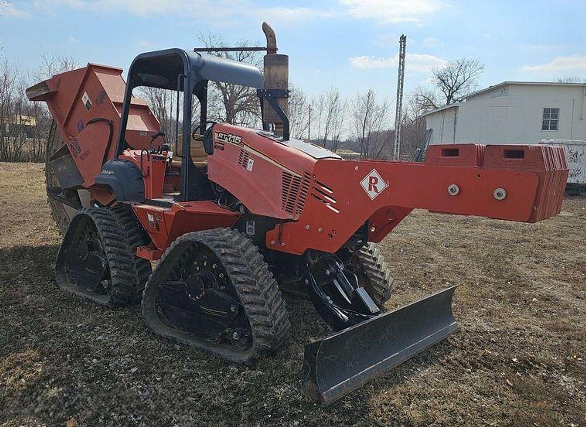 Used 2013 Ditch Witch RT115 w/Hydra Wheel Rock Saw