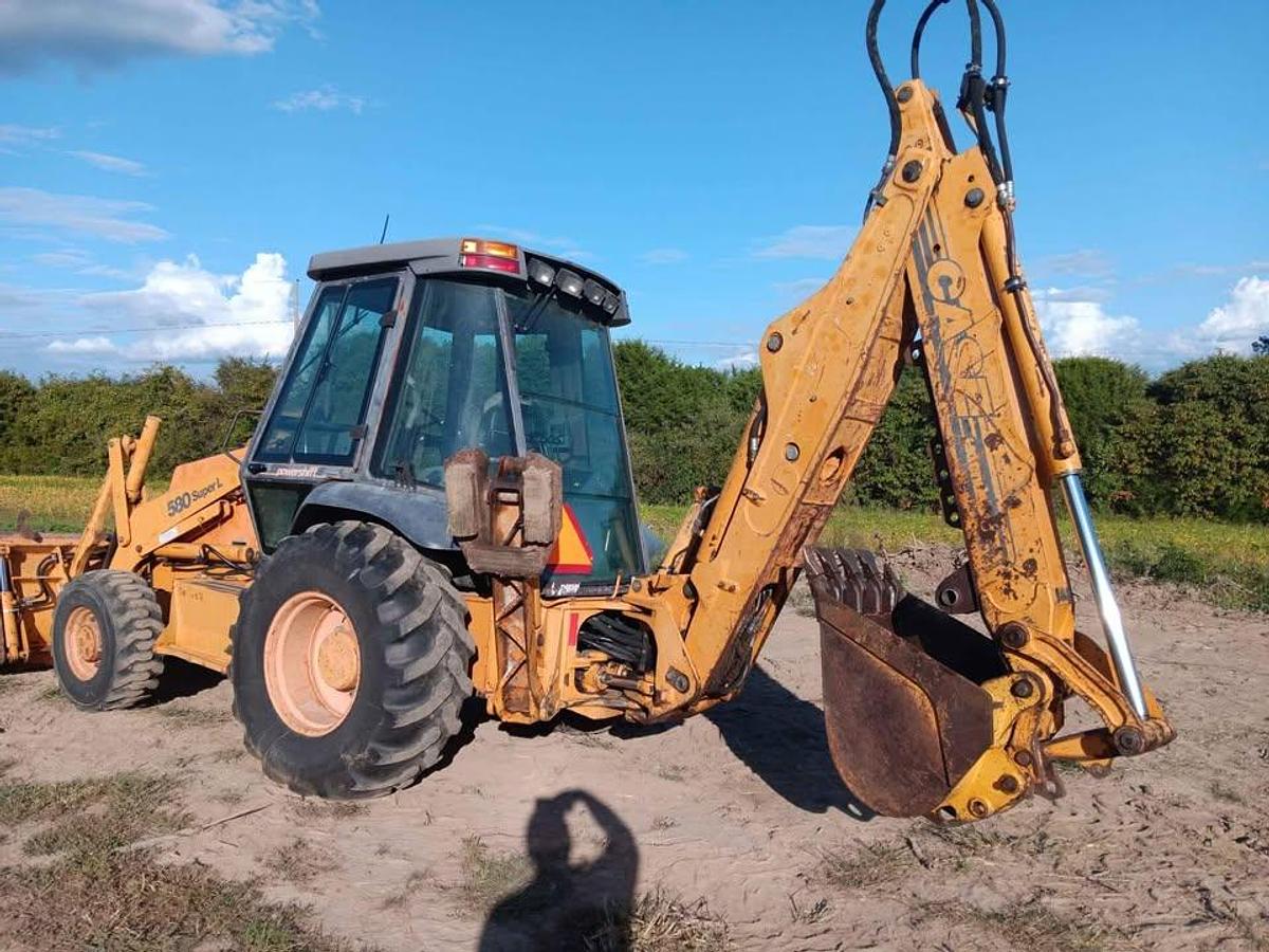 Used 2002 Case 580SL 4x4 extendahoe 4 in1 bucket