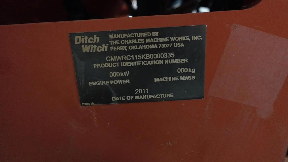 Used 2010 DITCH WITCH RT115 QUAD