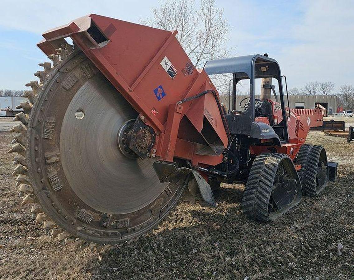 Used 2013 Ditch Witch RT115 w/Hydra Wheel Rock Saw