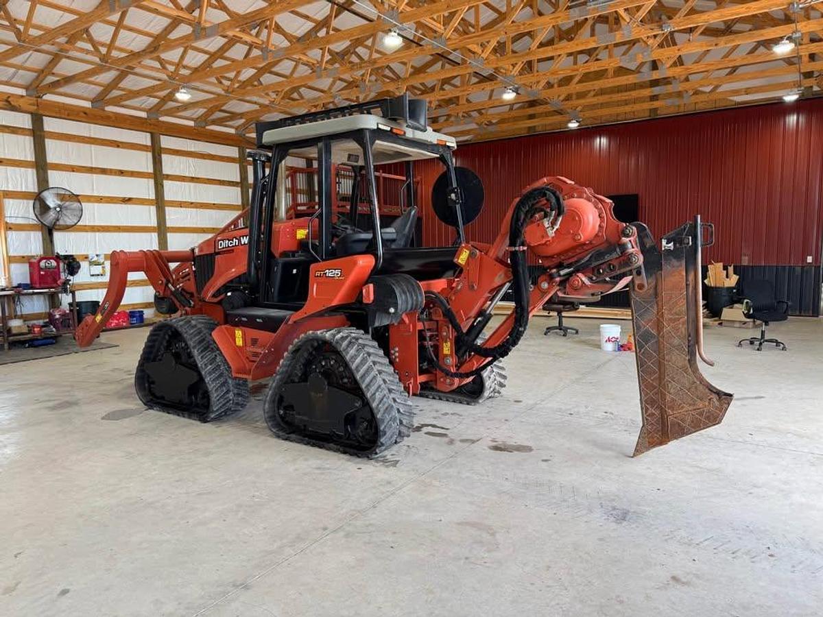 Used 2017 Ditch Witch RT125 Quad Track Plow