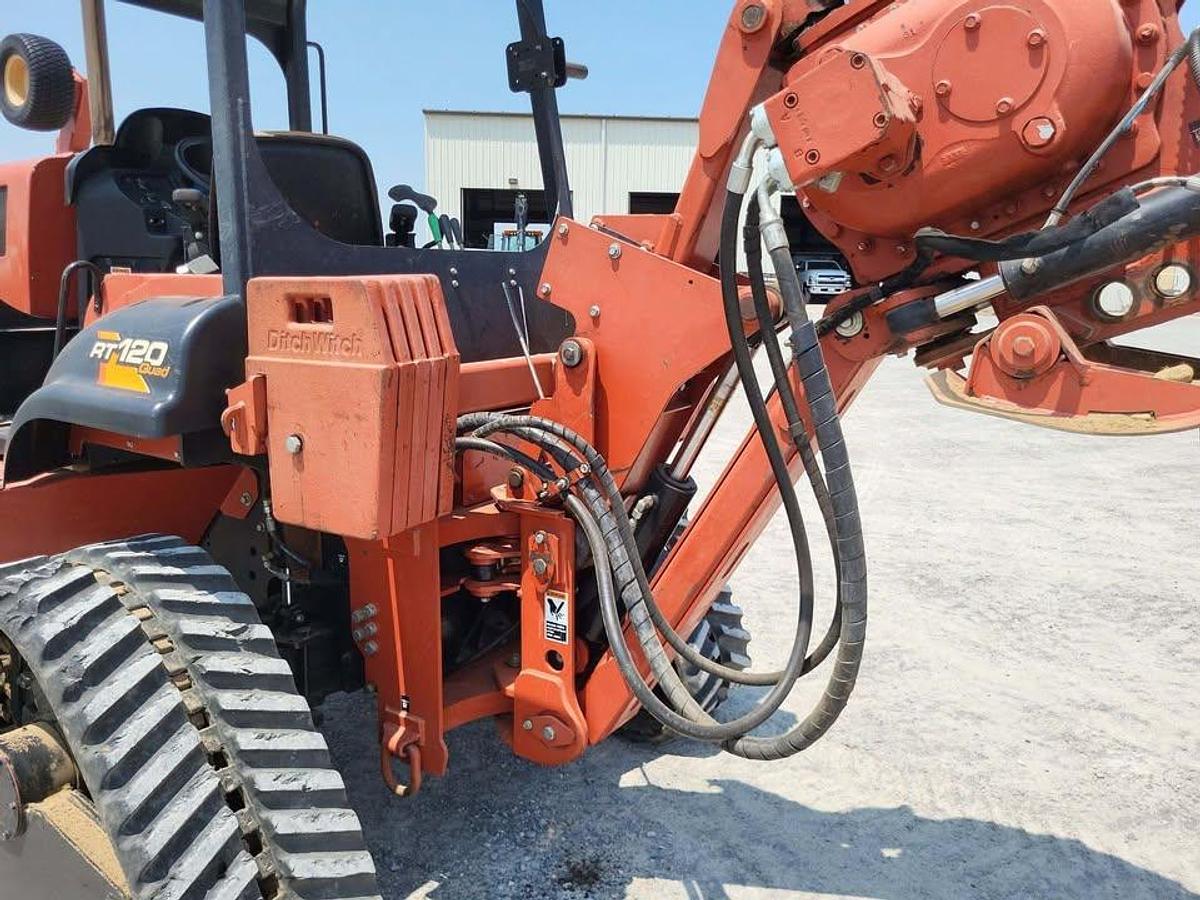 Used 2012 Ditch Witch RT120 Quad w/ Vibratory Plow
