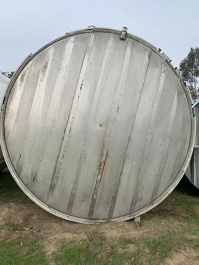 Used Tank, 12,500 Gallon, S/st, 11'9" x 16', Insulated, #S744295