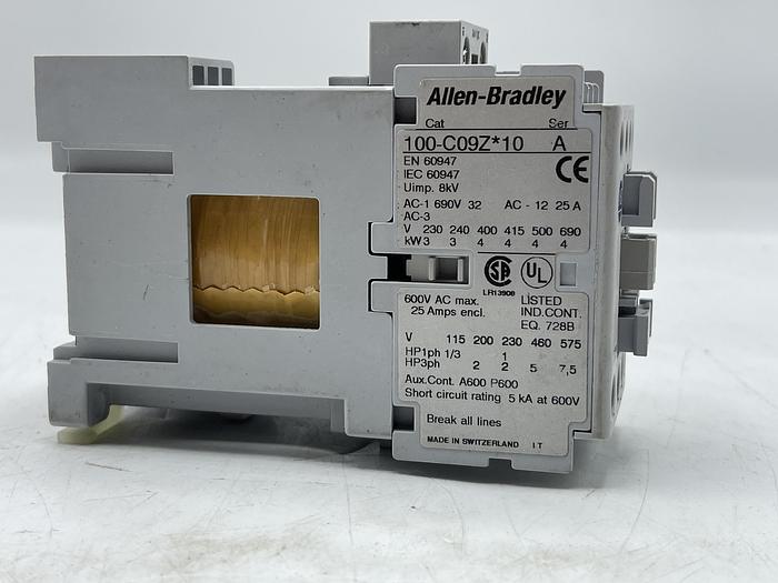 Used AB ALLEN BRADLEY 100-C09Z*10 Ser 10