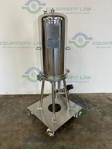 Used Begerow Beco-Integra Stainless Steel Filter Housing w/ Valves, 12" SS Housing