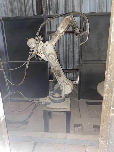 Used Panasonic Robotic Weld Cell with Rotary Table,  Panasonic YA-1NAR61 Controller
