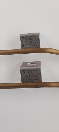 Tetra Pak Spare Parts Pipe Right 441758AB 5003656, 2 pcs.