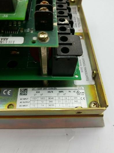 Used Allen-Bradley 1336 Plus II AC Drive 1336F-BRF10-AN-EN. 1201-HCS2 SERIES A