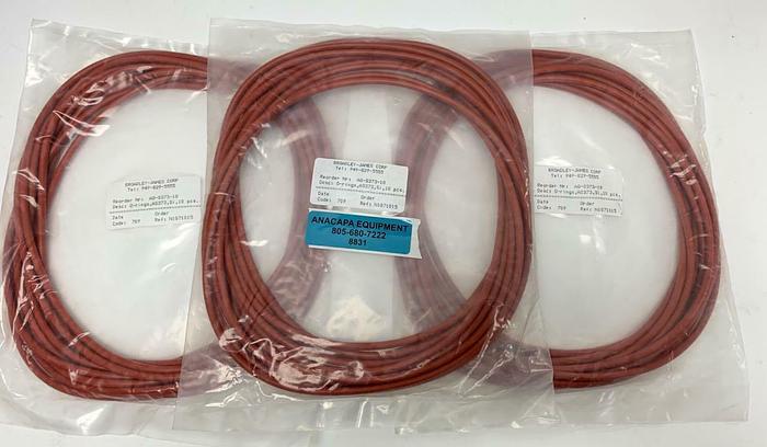 Broadley-James AG-S373-10 Silicone O-Rings 10", N1071015, New Lot of 30 (8831)W