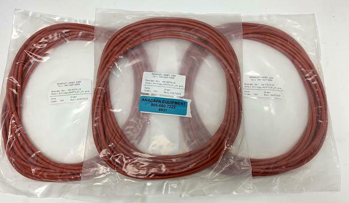 Broadley-James AG-S373-10 Silicone O-Rings 10&#034;, N1071015, New Lot of 30 (8831)W