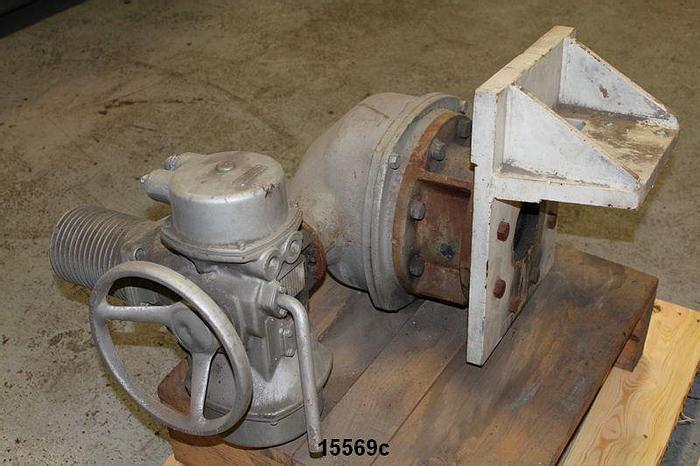 Used Auma SAH12-26B Electric Felt Tensioner, 6/1 Ratio, Torque Rating 23-88, Output Rpm 26 #15569