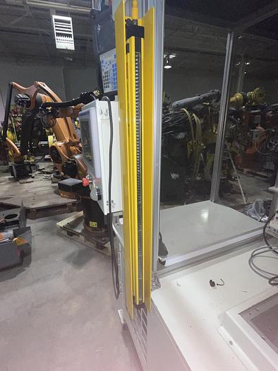 Used FANUC M10iA/10S 10KG X 1098MM H-REACH 6 AXIS ROBOTIC CELL WITH R30iA CONTROLLER