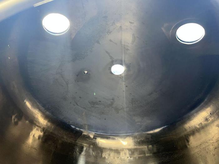 Used Tank, 200 Gallon, Stainless Steel, 36" Diameter, Dish Bottom #S744742
