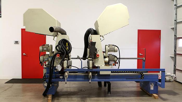 Used 2004 Friulmac CONTOURAMAT Double End Tenoner