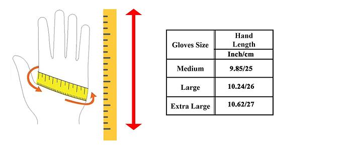 Mechanic's Glove Touchscreen