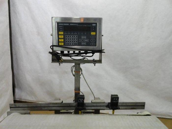 Used Vande Berg In-Motion Case Scale Conveyor w/Weigh Tronix Scale; Md#WI-127