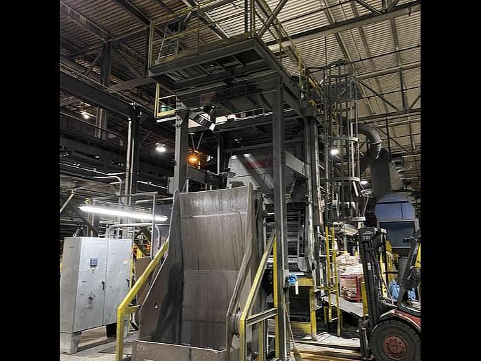 Used WHEELABRATOR 34 SUPER II TUMBLAST MACHINE