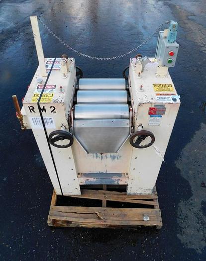 Used 6 in. x 14 in. KEITH THREE ROLL MILL – CORED ROLLS (#9763)