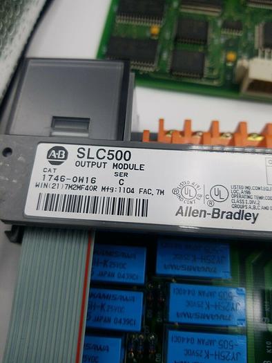 Used Allen Bradley 1747-SDN SER B,1746-OW16, 1746-IB16, 1746-P2, 1746-A10