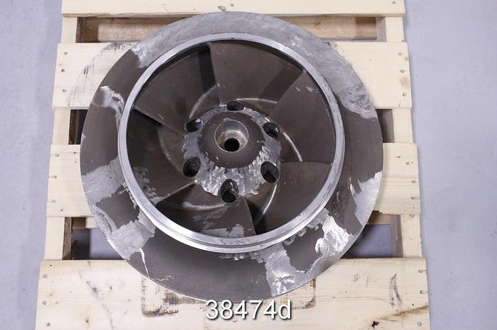Unused Sulzer Apt53-12 Pump Impeller, 6 Vane 21" Diameter #38474