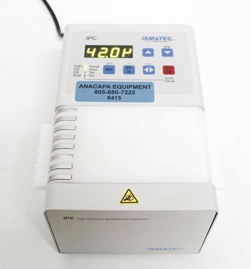 Used Ismatec ISM936D IPC High Precision Peristaltic Pump 8 Channel Dispenser (6415)