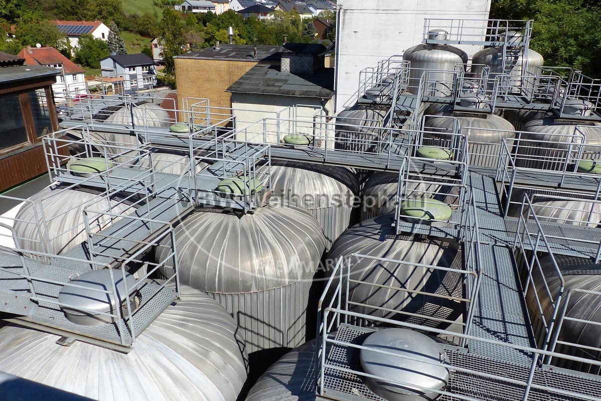 Used Cylindro-conical fermentation and storage tanks (CCT, 7 pcs.)