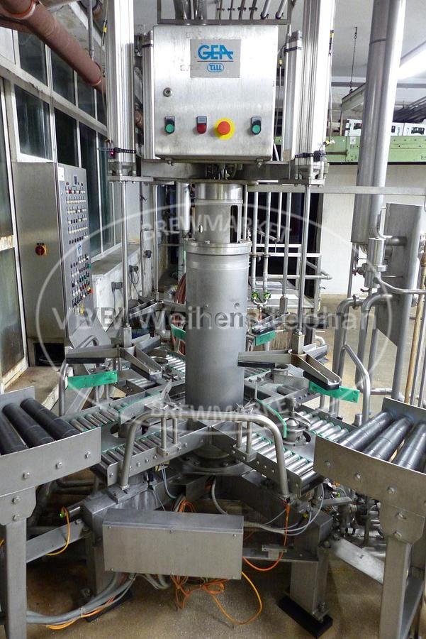 Used keg filling machine