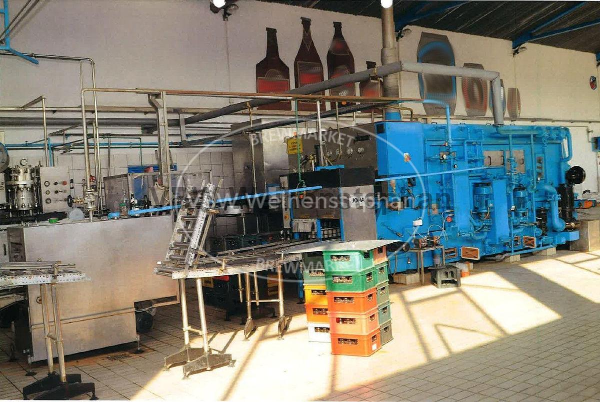 Used Glass bottle filling line