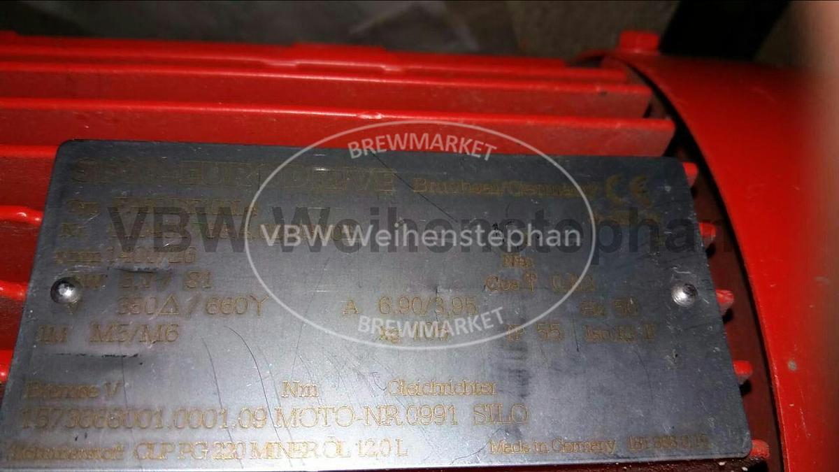 Gebraucht Flach-Getriebemotor